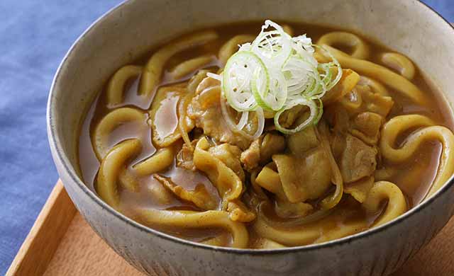 カレーうどんの完成写真