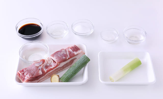 チャーシューの材料写真