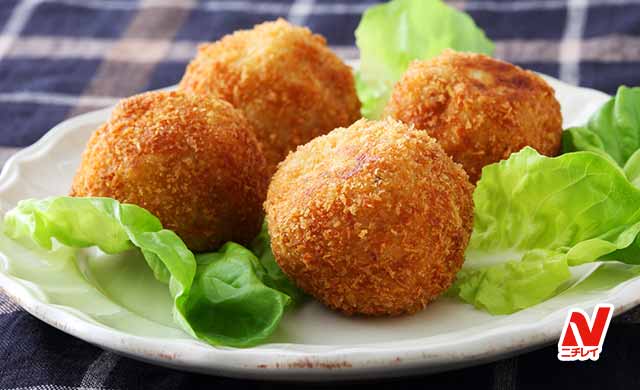 里芋のチーズコロッケの写真