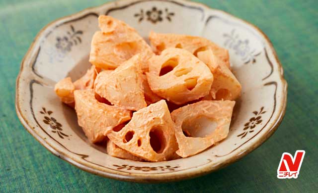 れんこんのマヨネーズサラダの写真