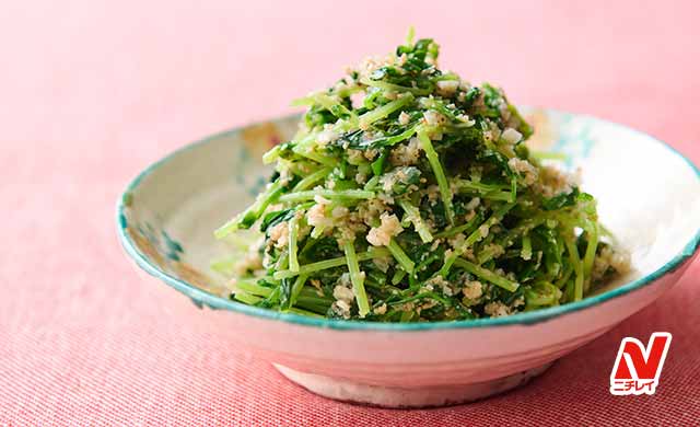 豆苗ナムルの写真