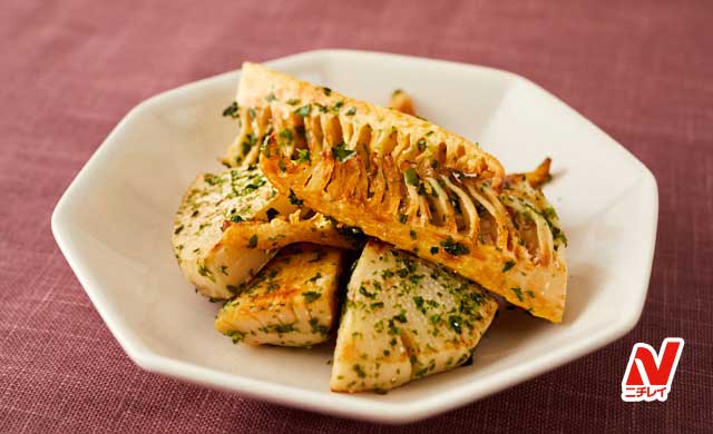 のり塩味の焼きたけのこの写真