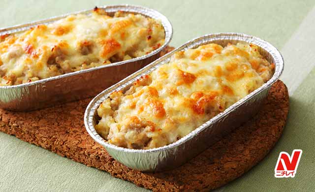 豚ひき肉とじゃがいものグラタンの写真