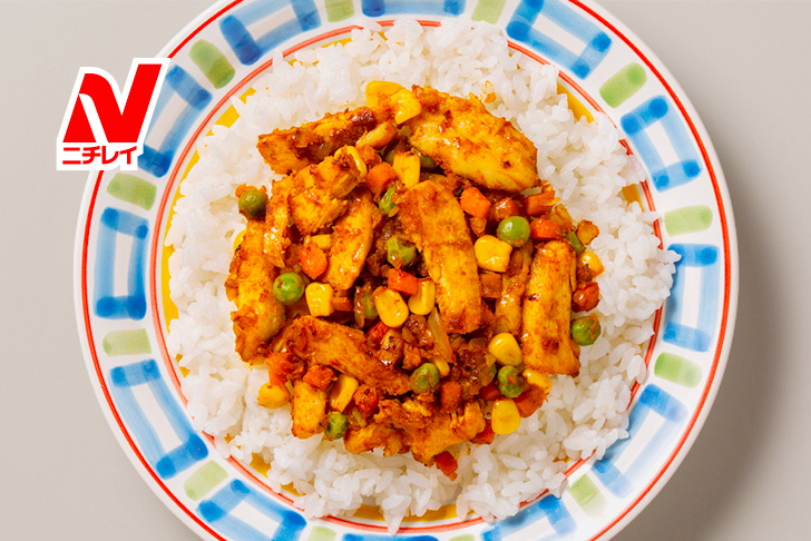 チキンのドライカレー