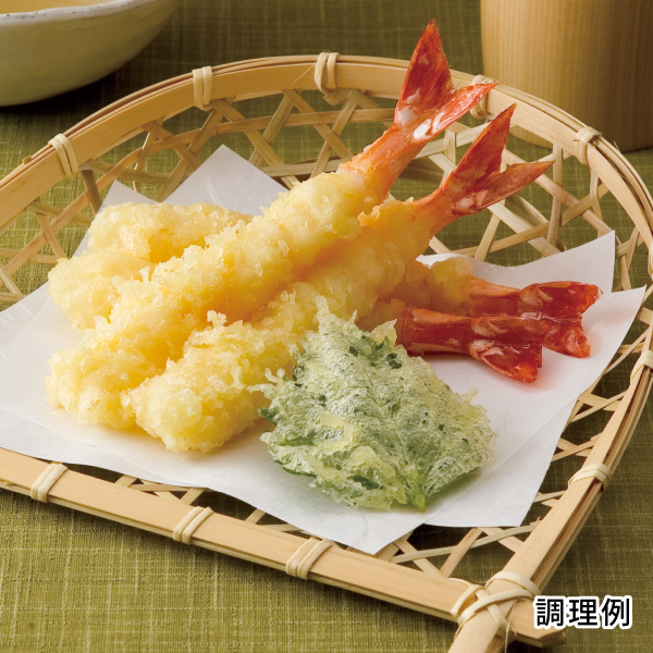 下ごしらえ尾付きむきえび （ブラックタイガーえび・バナメイえび）調理例