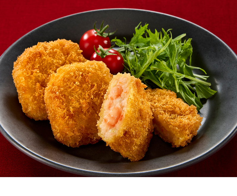 プリッと海老かつ シズル画像