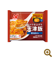 直火で仕上げた天津飯(醤油あん)