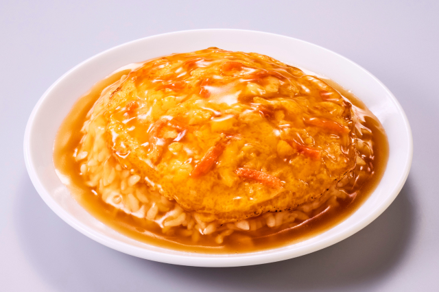 直火で仕上げた天津飯(醤油あん) - 商品情報 - 冷凍食品・冷凍野菜は